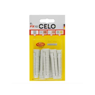 CELO FX 12 dibluri universali din nailon (6 buc)