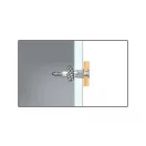 Diblu universal din plastic CELO cu guler MZK 12 (5 buc)