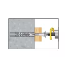 Diblu cu aripă CELO NF 12 + șurub cu cap hexagonal 8 x 80 (2 buc)