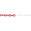 Lant plastic rosu-alb 6 mm x 25 m