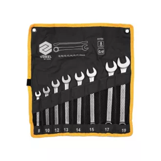 VOREL Set chei 8 piese 8-19 mm CrV
