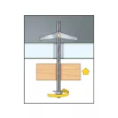 Pană basculară cu arc CELO cu cârlig M4 x 100 (2 buc)