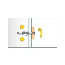 Diblu CELO Crackle Metal gips-carton HRM 4-20 (5 buc)