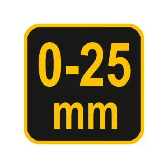 VOREL Cheie 0-25 mm
