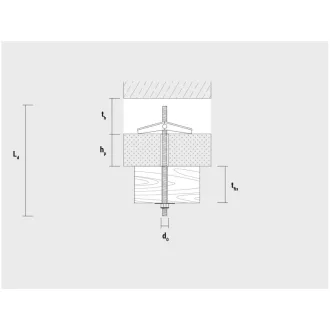 Culbutor cu arc CELO NORTH cu șuruburi M4 x 95 (2 buc)