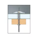 Culbutor cu arc CELO NORTH cu șuruburi M4 x 95 (2 buc)