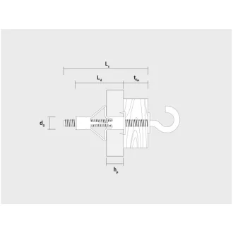   CELO BLISTER-HRM diblu crocant din gips-carton metalic 5-16 RH (4 buc)