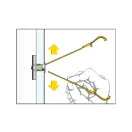 Element T rezistent CELO BTL pentru gips-carton + șurub metric M5 x 62 (4 buc)