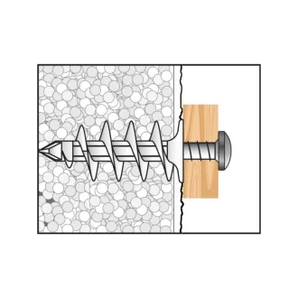   Diblu de material izolant CELO IPL 60 cu șuruburi 4,5 x 40 (4 buc)