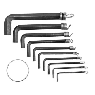 Set chei hexagonale 10 piese 1,5-10 mm