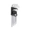 VOREL Set chei hexagonale cu cap sferic 9 piese 2,0-10 mm
