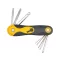 VOREL Set chei hexagonale cu cap sferic 1,5-8 mm