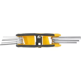 Set chei hexagonale VOREL 8 piese 1,5-8 mm pliabile