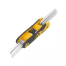 Set chei hexagonale VOREL 8 piese 1,5-8 mm pliabile