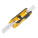Set chei hexagonale VOREL 8 piese 1,5-8 mm pliabile