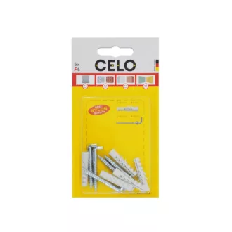   Diblu cu aripi CELO NF 6 + șurub cu cârlig 4,2 x 40 (5 buc)