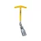 VOREL Cheie pentru bujii cu balamale 21 mm / 150 mm