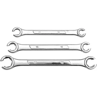 VOREL Set chei pentru țevi frână 3 piese 10-17 mm