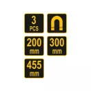 VOREL Set suport de scule magnetice de perete 3 piese
