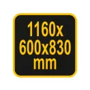 Masa de lucru dulap VOREL cu 1 usa 1160 x 600 x 830 mm