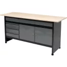 Masa de lucru dulap VOREL cu 4 sertare si 2 usi 1700 x 600 x 840 mm