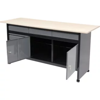   Masa de lucru dulap VOREL cu 4 sertare si 2 usi 1700 x 600 x 840 mm