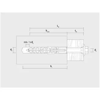 CELO Diblu din plastic MFR 8-60 SB SSKS (4 buc)