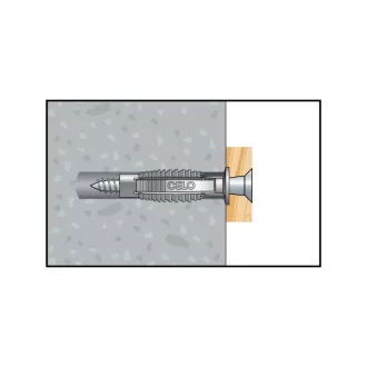 Dibluri universali din nailon CELO FX 8 (20 buc)