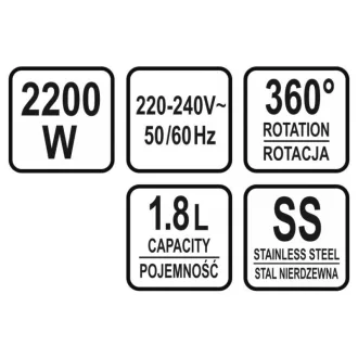 Afișaj LED ceainic LUND 1,8 litri 2200 W