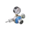 Supapă de reglare a presiunii cu manometru de 0-4 bar 1/4"x 3/8" filet tată 9 mm adaptor de conectare a furtunului