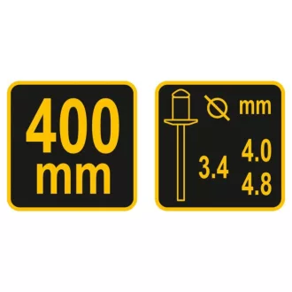 VOREL Clește pentru nituri cu pârghie 400 mm, bricolaj