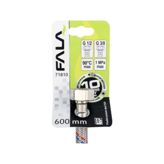   FALA Conductă flexibilă de conectare 1/2" x 3/8" 600 mm interior-interior