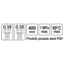 FALA Conductă flexibilă de conectare 3/8" x 3/8" 400 mm interior-interior