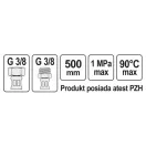 FALA Conductă flexibilă de legătură 3/8" x 3/8" 500 mm interior-exterior