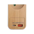 Prelungitor electric STHOR cu 3 prize, 1,4 m, cu aspect de lemn