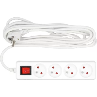 VOREL Prelungitor electric cu comutator cu 4 distributii