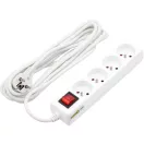 VOREL Prelungitor electric cu comutator cu 4 distributii