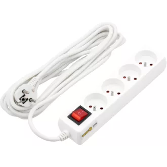 VOREL Prelungitor electric cu comutator cu 4 distributii