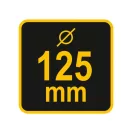 VOREL Perie pentru curatarea cosurilor de fum cu bila 125 mm