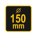VOREL Perie pentru curatarea cosurilor de fum cu bila 150 mm