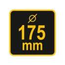 VOREL Perie pentru curatarea cosurilor de fum cu bila 175 mm