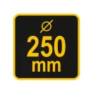 VOREL Perie pentru curatarea cosurilor de fum cu bila 250 mm