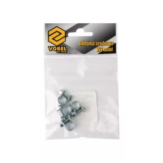 VOREL Colieră pentru furtun 8 - 10 mm (4 buc)