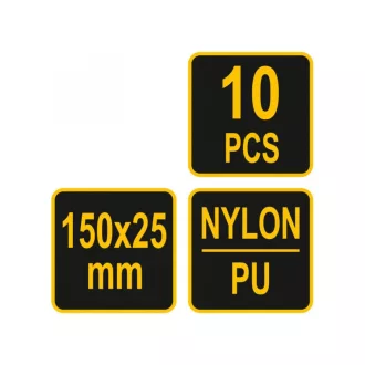 Bandă velcro VOREL 150 mm (10 buc)