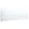 VOREL Bride pentru cablu 300 x 3,6 mm alb (100 buc)