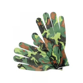 Mănuși de grădinărit FLO cu model câmp verde mărimea 8