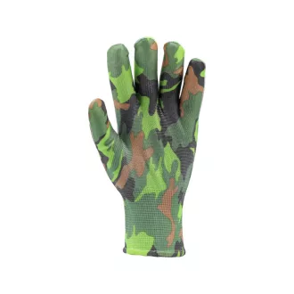 Mănuși de grădinărit FLO cu model câmp verde mărimea 8