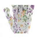 Mănuși de grădinărit FLO cu model de flori albe mărimea 8