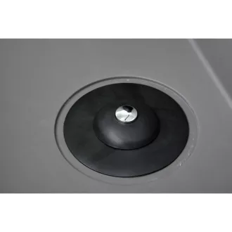 FALA Dop de scurgere silicon negru