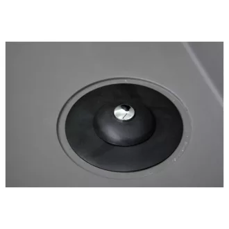 FALA Dop de scurgere silicon negru